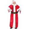 déguisement de Père Noël modèle Européen avec un long manteau à capuche, cape et ceinture déguisement de Père Noël modèle Européen avec un long manteau à capuche, cape et ceinture