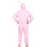 costume de lapin rose pour adulte, combinaison rose à capuche costume de lapin rose pour adulte, combinaison rose à capuche