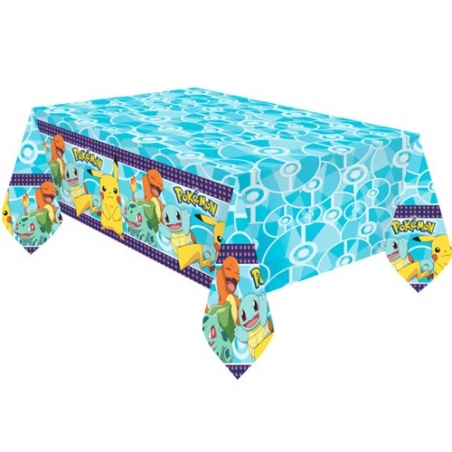 Nappe Pokémon en plastique 180 x 120 cm idéale pour décorer vos tables pour une fête d'anniversaire Pokemon Nappe Pokémon en plastique 180 x 120 cm idéale pour décorer vos tables pour une fête d'anniversaire Pokemon
