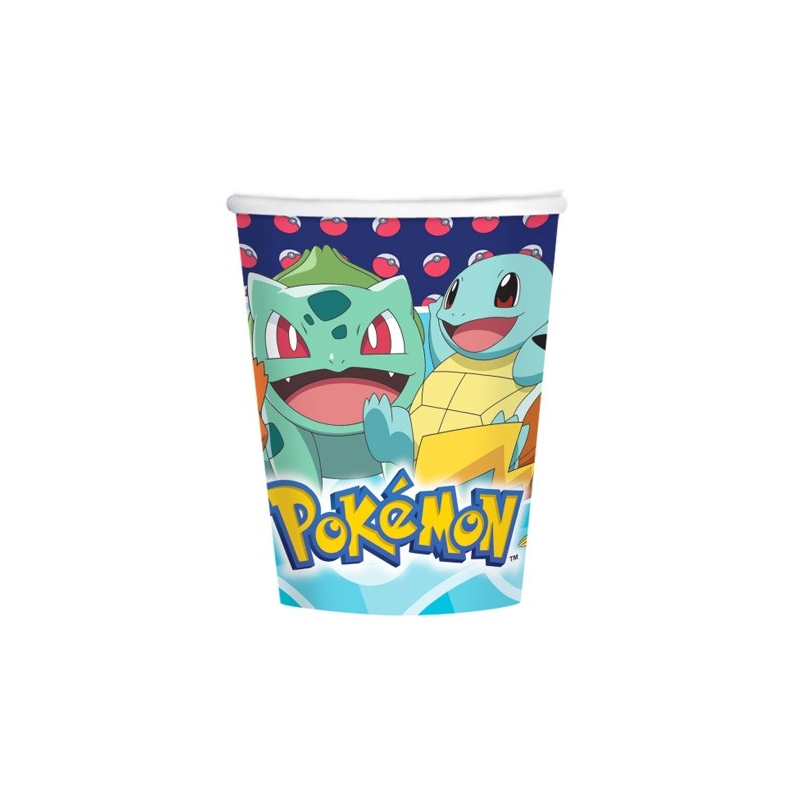 gobelet Pokémon 250 ml idéal pour dresser une table d'anniversaire Pokémon