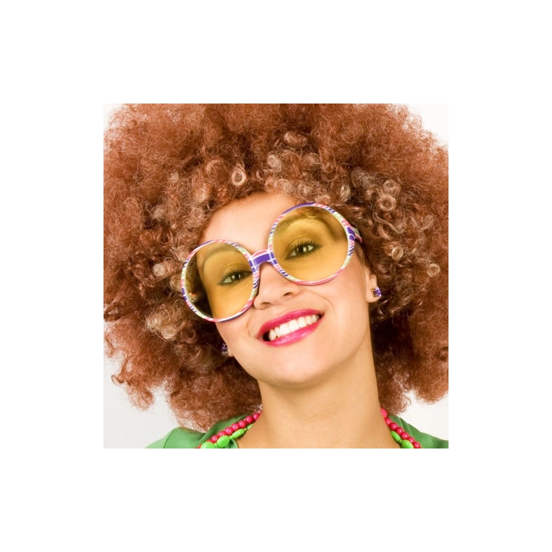 Lunettes hippie géantes pour un look rétro et original