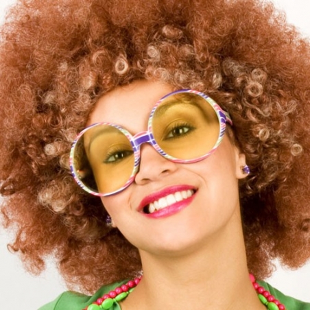 Lunettes hippie géantes pour un look rétro et original