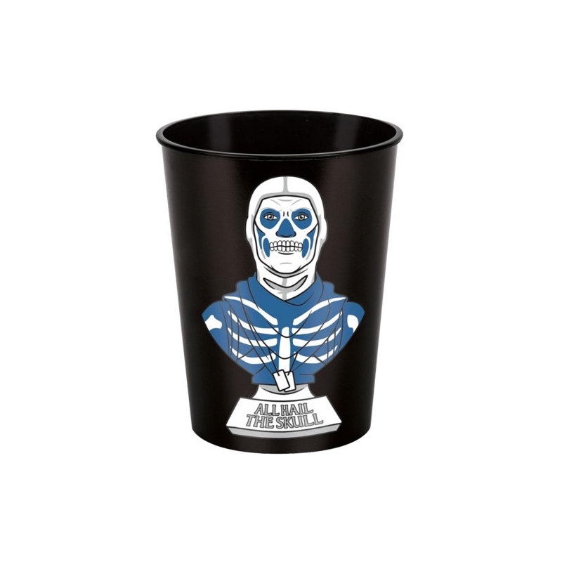 Gobelet Fortnite réutilisable d'une contenance 473 ml et décoré d'un buste de squelette