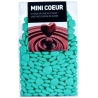 Dragées cœur au chocolat, couleur bleu - 200 gr Dragées cœur au chocolat, couleur bleu - 200 gr