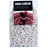 Dragées couleur écru au chocolat en forme de cœur - 200 gr Dragées couleur écru au chocolat en forme de cœur - 200 gr