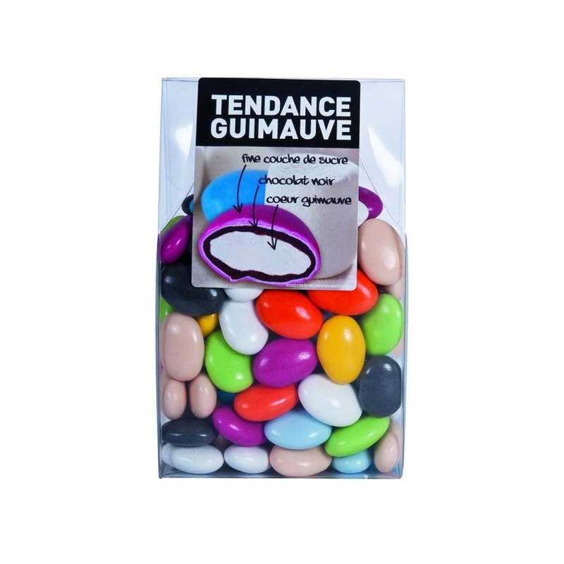 Dragées à la guimauve et au chocolat de toutes les couleurs