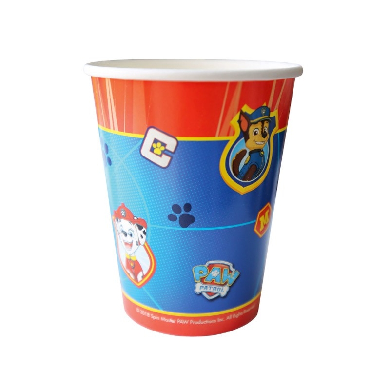 Gobelets Pat Patrouille en carton 250 ml pour réaliser votre déco de table Pat Patrouille