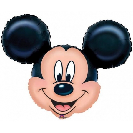 Ballon géant tête de Mickey Mouse 69 x 53 cm - Ballon Disney Ballon géant tête de Mickey Mouse 69 x 53 cm - Ballon Disney
