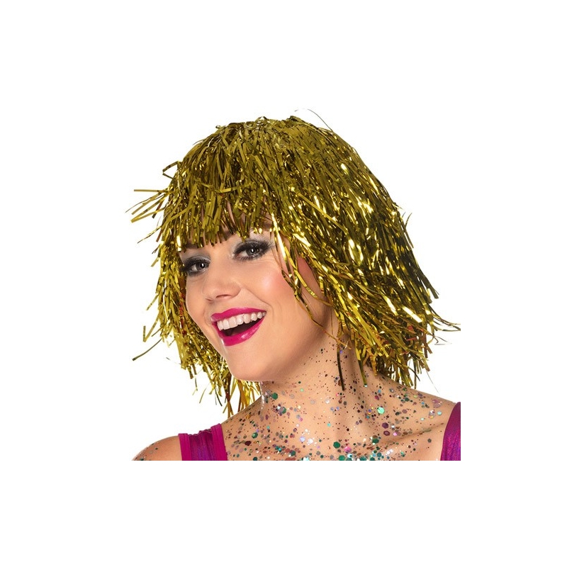 Perruque metallique pas shop cher