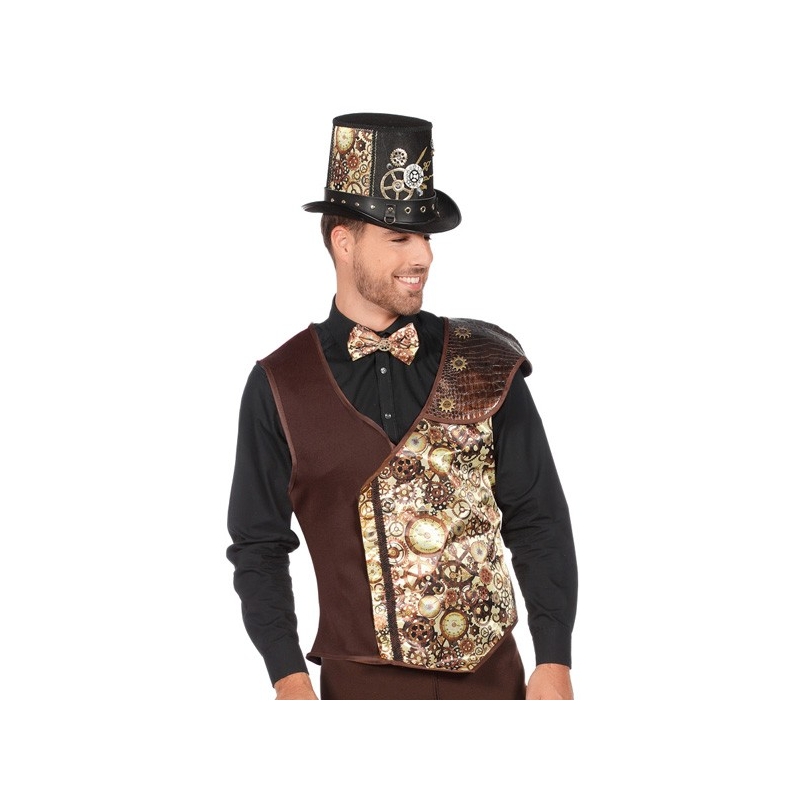 Veste Steampunk avec rouages et mécanisme pour homme