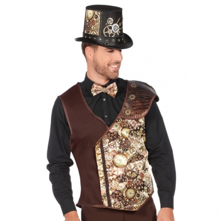 Veste Steampunk avec rouages et mécanisme pour homme Veste Steampunk avec rouages et mécanisme pour homme
