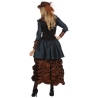 Costume Steampunk pour femme, robe marron et bleu Costume Steampunk pour femme, robe marron et bleu