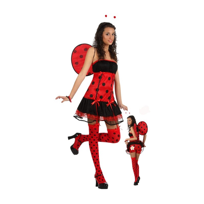 Déguisement coccinelle sexy avec shorty