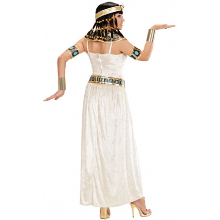 Costume Cléopâtre, robe égyptienne avec accessoires pour femme