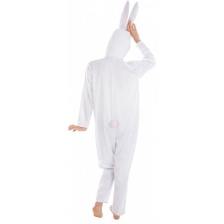 Combinaison de lapin blanc pour hommes et femmes - Déguisement Lapin Blanc