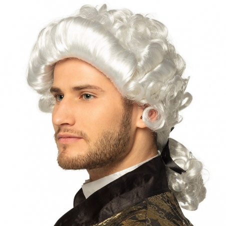 Perruque de Marquis baroque pour homme