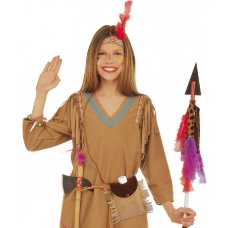 Idée d'accessoire pour votre déguisement d'indienne avec la sacoche Indienne avec gourde Idée d'accessoire pour votre déguisement d'indienne avec la sacoche Indienne avec gourde