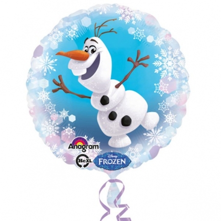 Ballon Aluminium Olaf d'environ 43 cm de diamètre, une idée cadeau originale pour une petite fan de la Reine Des Neiges Ballon Aluminium Olaf d'environ 43 cm de diamètre, une idée cadeau originale pour une petite fan de la Reine Des Neiges