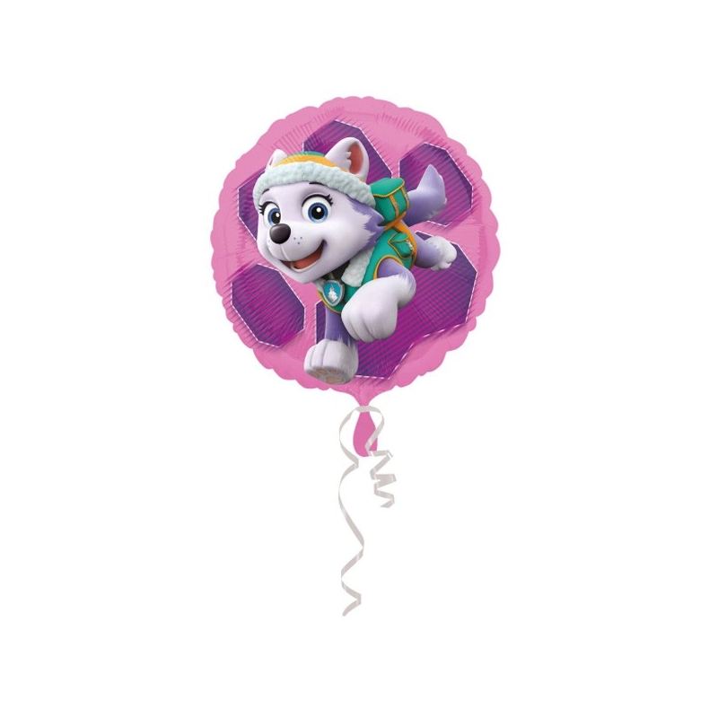 Face Everest du ballon Pat Patrouille en aluminium gonflable à l'hélium