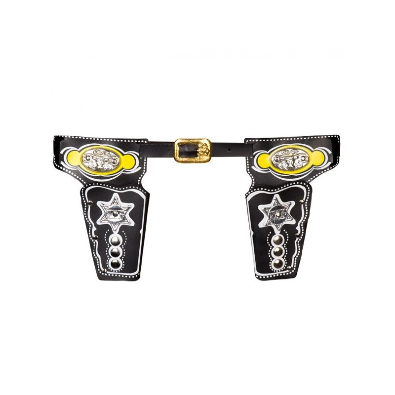 Ceinture pour pistolets idéale pour accessoiriser le déguisement de cowboy de votre enfant