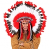 Coiffe indienne de grand chef de tribu en plumes idéale pour compléter votre costume de grand chef indien Coiffe indienne de grand chef de tribu en plumes idéale pour compléter votre costume de grand chef indien