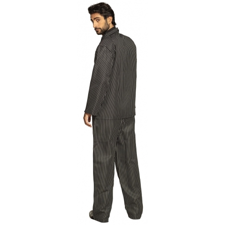 Costume de Gangster pour homme également disponible en grande taille jusqu'au XXL Costume de Gangster pour homme également disponible en grande taille jusqu'au XXL