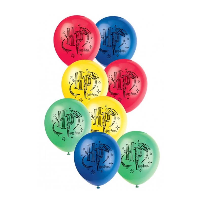 Lot de 8 ballons Harry Potter de 30,4 cm de diamètre idéal pour fêter un anniversaire sur le thème de Harry Potter