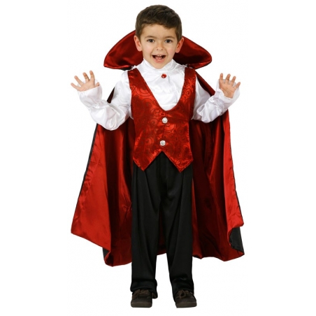 deguisement de vampire rouge pour enfant - Halloween