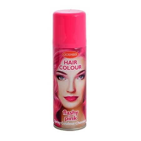 Spray pour cheveux rose, laque de couleur 125 ml