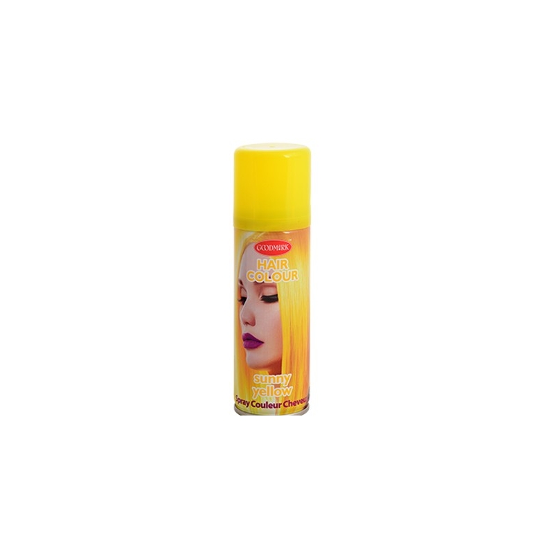 Spray de couleur pour cheveux jaune 125 ml