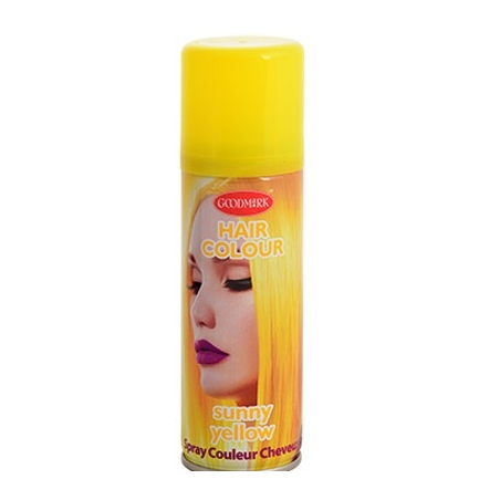 Spray de couleur pour cheveux jaune 125 ml