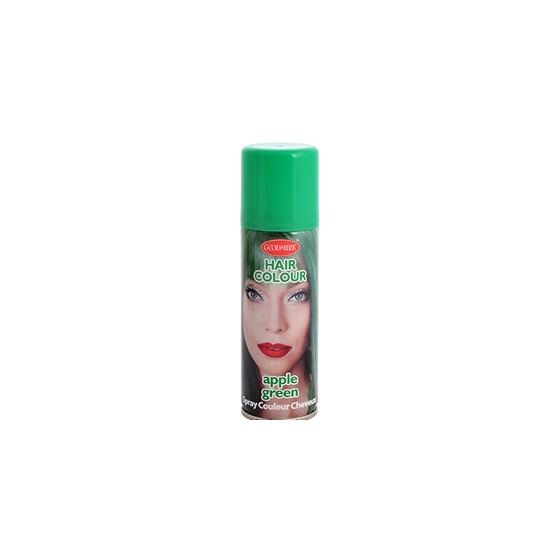 Spray de couleur pour cheveux vert 125 ml