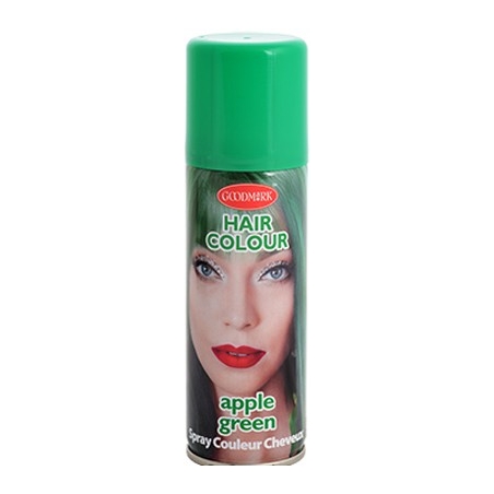 Spray de couleur pour cheveux vert 125 ml