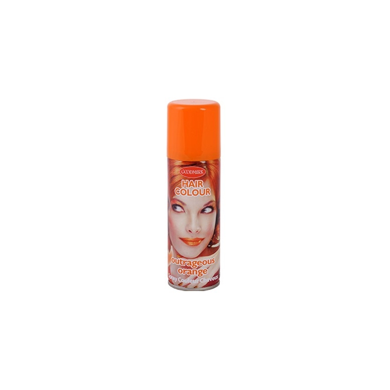 Spray pour cheveux de couleur orange 125 ml