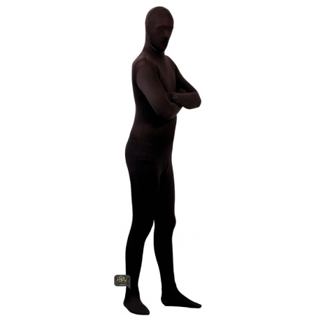 Déguisement Frott'Man noir - Combinaison morphsuit noire - la magie du déguisement