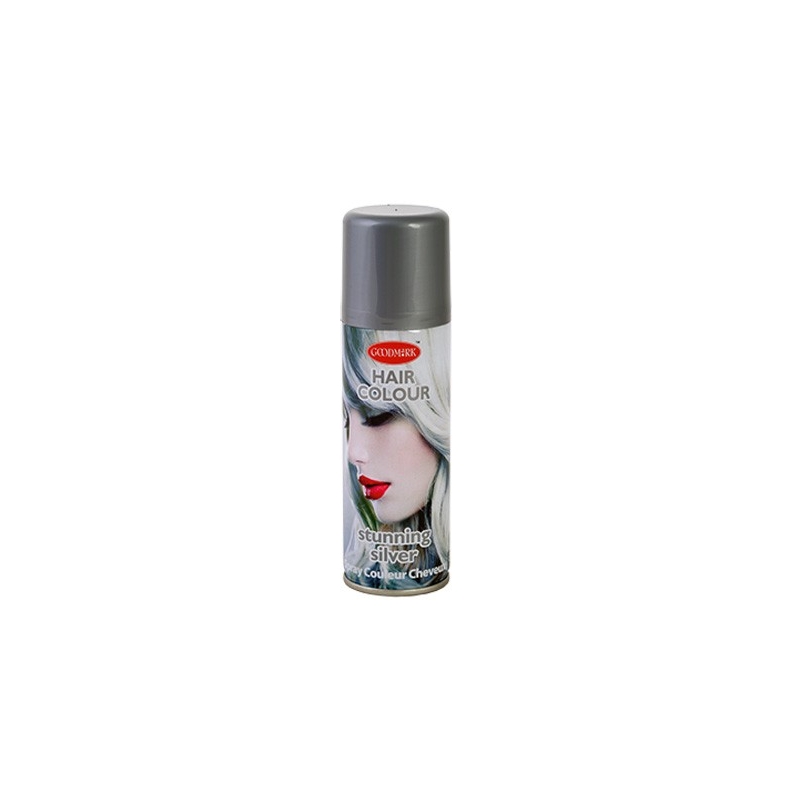 Spray pour cheveux couleur argent