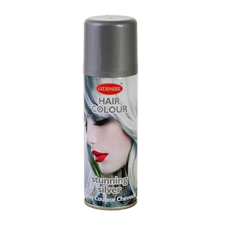 Spray pour cheveux couleur argent