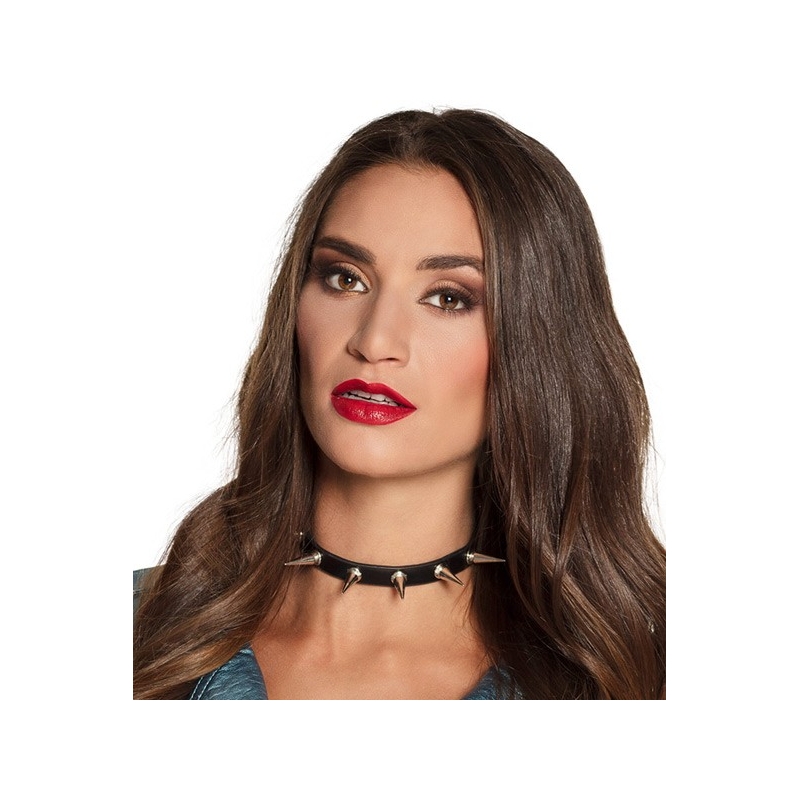 Collier rock idéal pour une soirée punk ou années 80