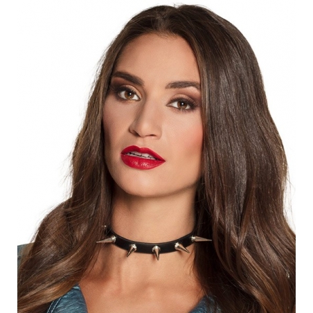 Collier rock idéal pour une soirée punk ou années 80 Collier rock idéal pour une soirée punk ou années 80