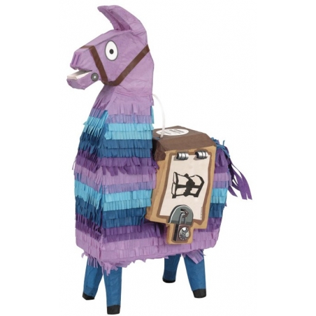 Fortnite Pinata en forme de Lama sous licence officielle, idéale pour animer une fête d'anniversaire