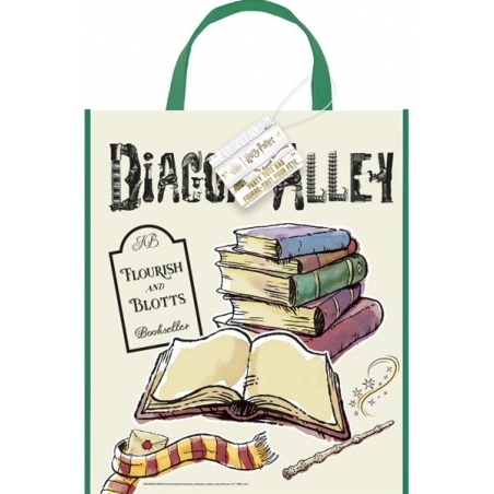 Sac cadeau Harry Potter Diagon Alley idéal pour un anniversaire sur le thème Harry Potter