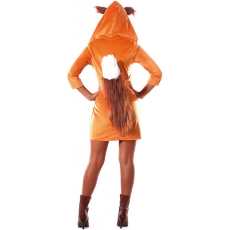 Costume de renard pour femme, robe à capuche idéale pour le carnaval ou une soirée déguisée sur le thème des animaux Costume de renard pour femme, robe à capuche idéale pour le carnaval ou une soirée déguisée sur le thème des animaux
