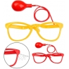 Lunettes géantes arroseuses de clown, coloris assortis en fonction du stock (jaune ou rouge) Lunettes géantes arroseuses de clown, coloris assortis en fonction du stock (jaune ou rouge)