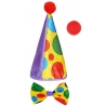 Accessoires de clown pour enfant, chapeau, nœud papillon et nez Accessoires de clown pour enfant, chapeau, nœud papillon et nez