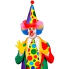 Kit de clown avec cravate géante, chapeau et nez porté par un homme Kit de clown avec cravate géante, chapeau et nez porté par un homme