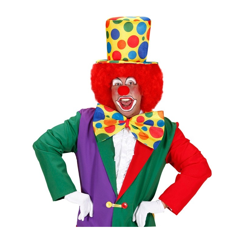 Nœud papillon de clown porté par un homme