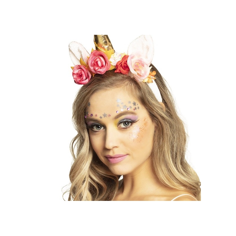 idée de maquillage possible avec le kit de maquillage licorne