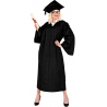 Déguisement étudiante femme diplômée, tunique et chapeau Déguisement étudiante femme diplômée, tunique et chapeau