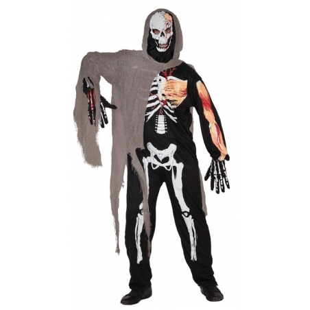 deguisement de squelette halloween pour adulte
