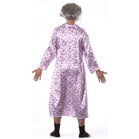 Déguisement de grand-mère humoristique avec poitrine et poils Déguisement de grand-mère humoristique avec poitrine et poils